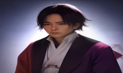 武则天秘史中唐高宗李治的形象，面容温和略显疲态，身着明黄龙袍，体现其性格中仁厚与软弱并存的特质
