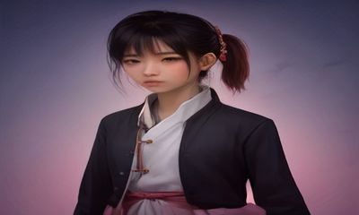 武则天秘史中王皇后形象，华冠锦服仪态端庄，面带忧愁立于宫殿回廊，映射出她在权力斗争中的悲剧命运